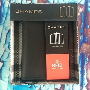 RFID Wallet NWT Champs leather RFID wallet